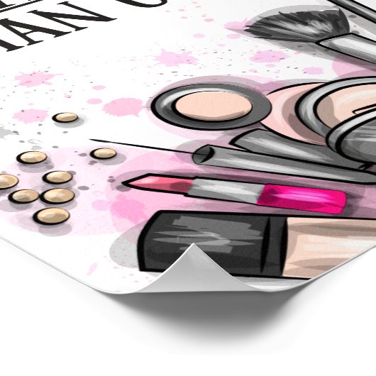 Fun Beter laat dan lelijke zelf-ironische make-up Poster (Hoek)