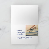 Fun-bi-Plane van één  model 101st verjaardag Kaart (Binnen)