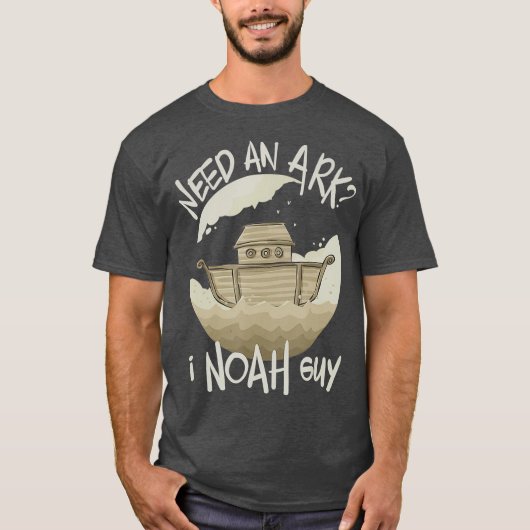 Fun Bible Story heeft een Ark I Noah Guy Christeli T-shirt (Voorkant)