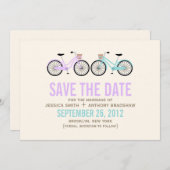 Fun Bicycles Weddenschap Save the Date (Voorkant / Achterkant)