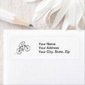 Fun Bicyclist Design Etiket (Insitu)