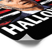 Fun Biden Dazed Merry the julHappy Halloween Bide Poster (Hoek)