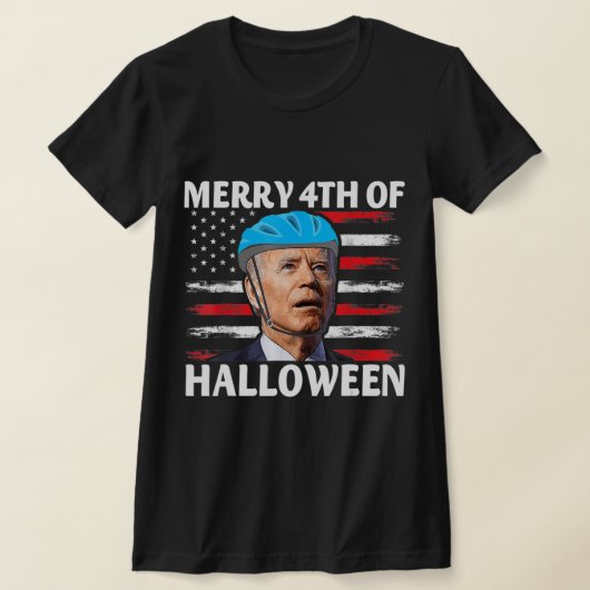 Fun Biden Dazed Merry the julHappy Halloween Bide T-shirt (Laagn)