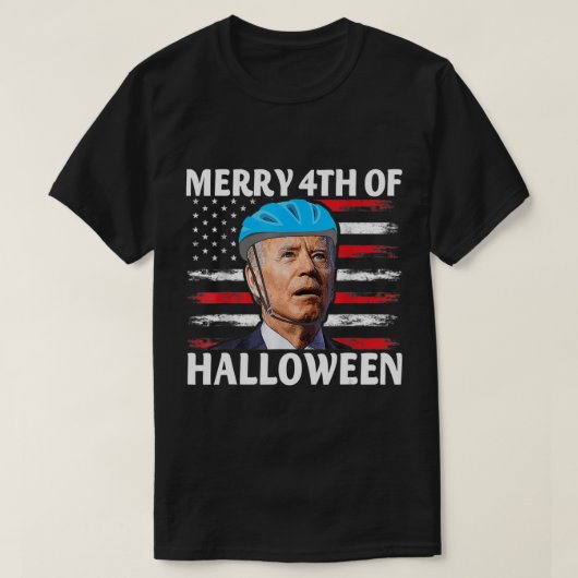Fun Biden Dazed Merry the julHappy Halloween Bide T-shirt (Design voorkant)