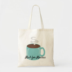 Fun Big Coffee of Cocoa Lovers Beverage Cartoon Tote Bag