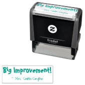 Fun "Big Improvement!" Rubberstempel Zelfinktende Stempel (In situ)