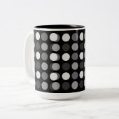 Fun Big Stippen Tweekleurige Koffiemok (Voorkant links)