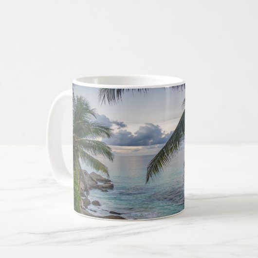 Fun bij de strand koffiemok (Voorkant links)