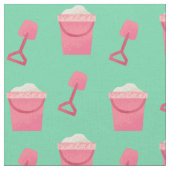 Fun bij het Beach Pattern Stof (Close Up)