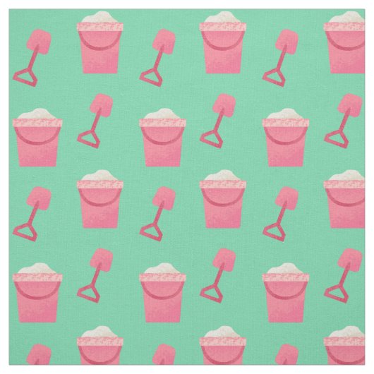 Fun bij het Beach Pattern Stof (Swatch)