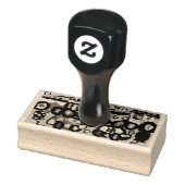 Fun bij het circus rubberstempel (Stempel)