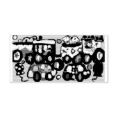 Fun bij het circus rubberstempel (Afrduk)