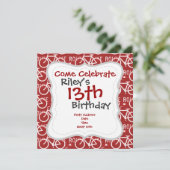 Fun Bike Route Fixie Bicycle Patroonrood Kaart (Staand voorkant)