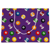 Fun Billiard-sportpatroonbetegeltas Groot Cadeauzakje (Voorkant)