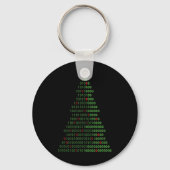 Fun Binary Christmas Tree Computer Programmers And Sleutelhanger (Voorkant)