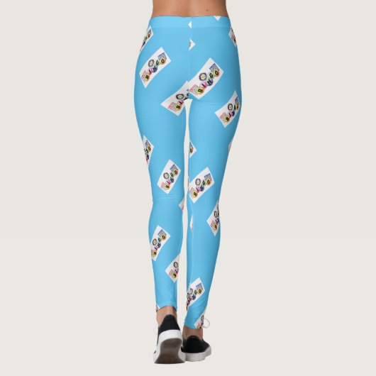 Fun BINGO Balls Leggings (Achterkant)