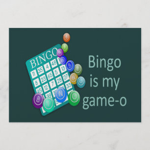 Fun Bingo Birthday Party of Group Event Kaart