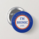 Fun! Bionic (knievervanging) Ronde Button 5,7 Cm (Voorkant /achterkant)