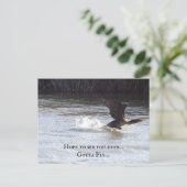 Fun Bird Briefkaart (Staand voorkant)