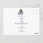 Fun Bird Watting Quote Pun Hawk Binocles Briefkaart (Achterkant)
