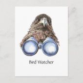 Fun Bird Watting Quote Pun Hawk Binocles Briefkaart (Voorkant)