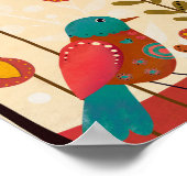 Fun Birds Yesterday Inspirerende Citaat Inspiratie Poster (Hoek)