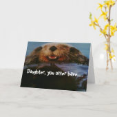 FUN BIRTHDAG VOOR DE DOCHTER KAART (Gele Bloem)