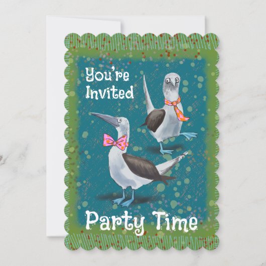 Fun Birthday Backyard Barbecue Party Invitation Kaart (Voorkant)