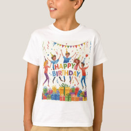 Fun Birthday beroemd gemaakt door Natasha Us T-shirt