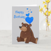 Fun Birthday Brag over je Beer in de leeftijd Kaart (Gele Bloem)