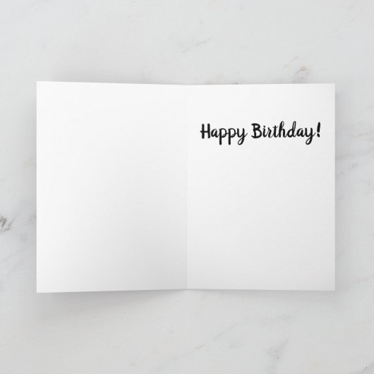 Fun birthday card, I have a  song for you Kaart (Binnen)