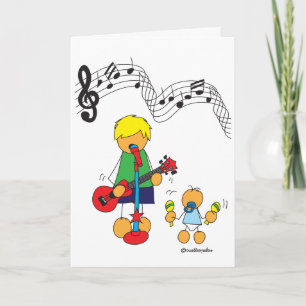 Fun birthday card, I have a song for you Kaart