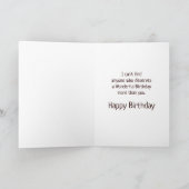 Fun Birthday je verdient de prachtige Birthday Fox Kaart (Binnen)