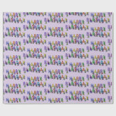 Fun Birthday Mice Cadeaupapier (Vlak)