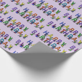 Fun Birthday Mice Cadeaupapier (Hoek)