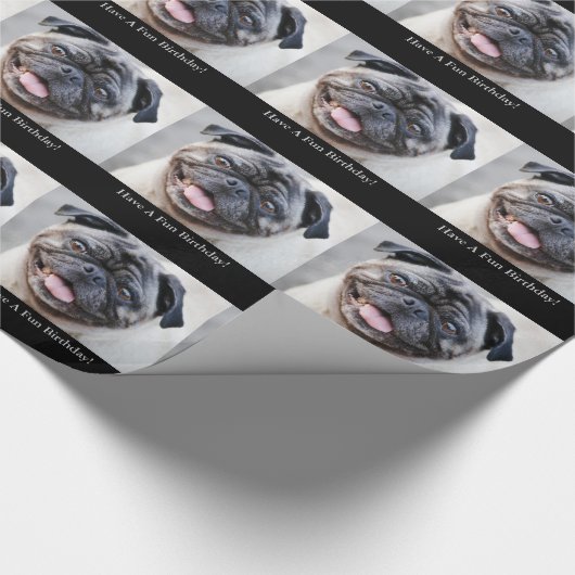 Fun Birthday, schattig, cadeautje. Cadeaupapier (Hoek)