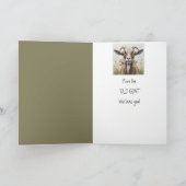 Fun Birthday, van de oude geit die van je houdt Kaart (Binnen)