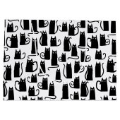 Fun Black Cat Groot Cadeauzakje (Achterkant)