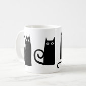 Fun Black Cat Koffiemok (Voorkant links)