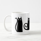 Fun Black Cat Koffiemok (Links)