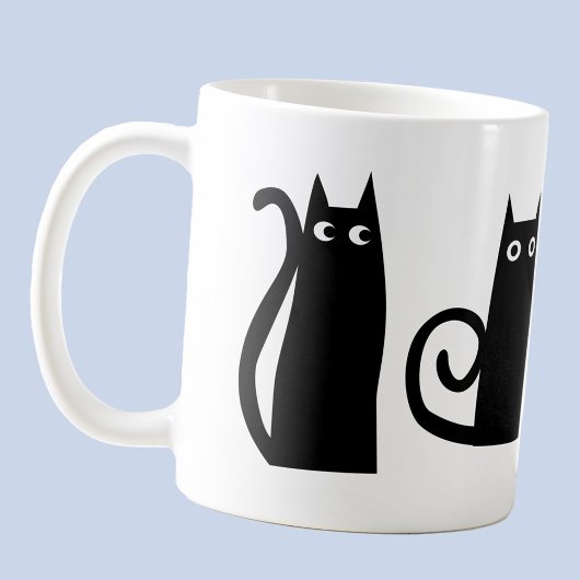Fun Black Cat Koffiemok