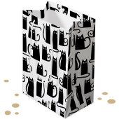 Fun Black Cat Medium Cadeauzakje