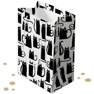 Fun Black Cat Medium Cadeauzakje