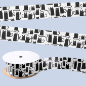 Fun Black Cat Satijnen Lint