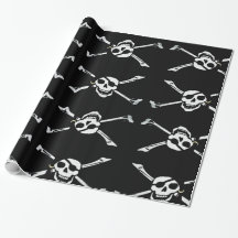 Fun Black en White Jolly Roger