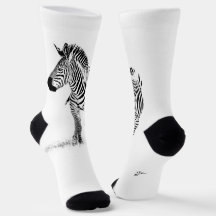 Fun Black en White Zebra Modern minimalist