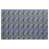Fun Black Labrador Retriever Art Fabric Stof (Fat Quarter)