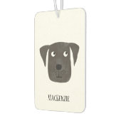 Fun Black Labrador Retriever Dog - Aangepast Luchtverfrisser (Links)