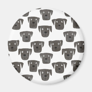 Fun Black Labrador Retriever Dog Magneet
