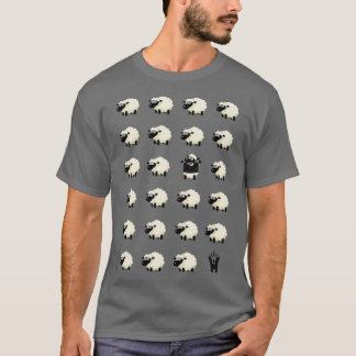 Fun Black Sheep HappyMe T-shirt